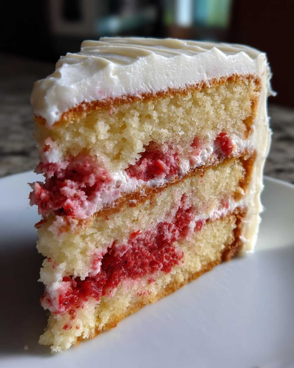 does cream cheese frosting go with strawberry cake