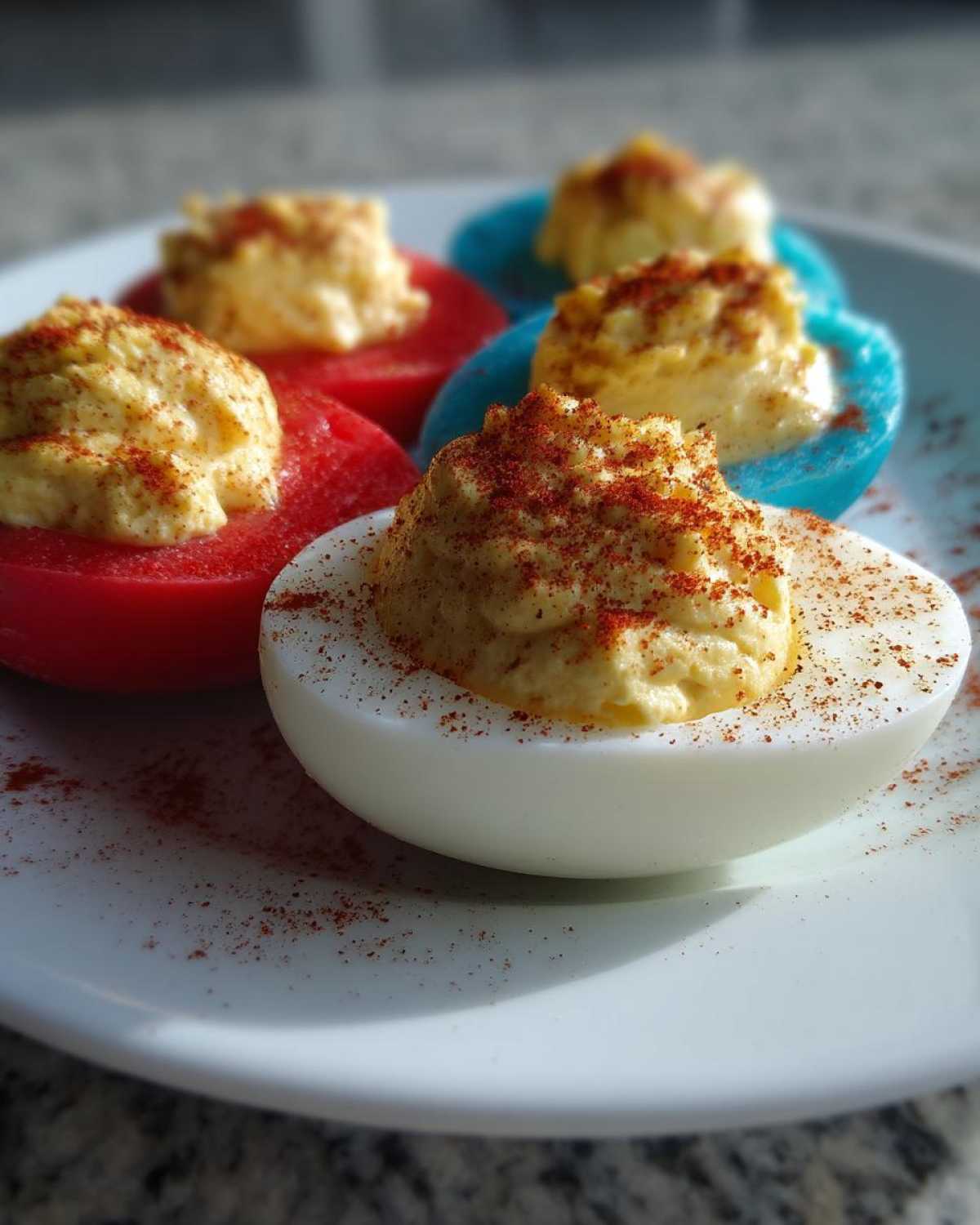 4th of July Deviled Eggs