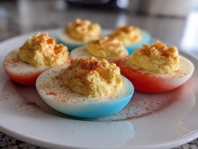 4th of July Deviled Eggs