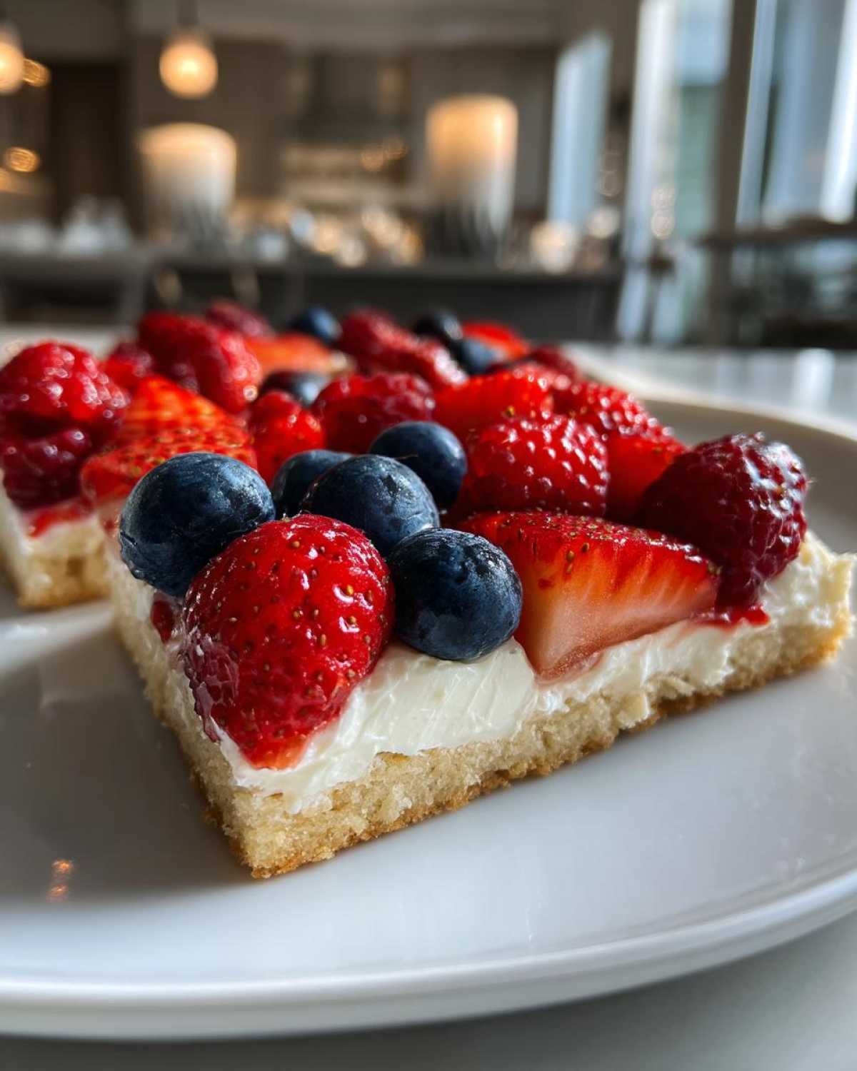 4th of July Fruit Pizza