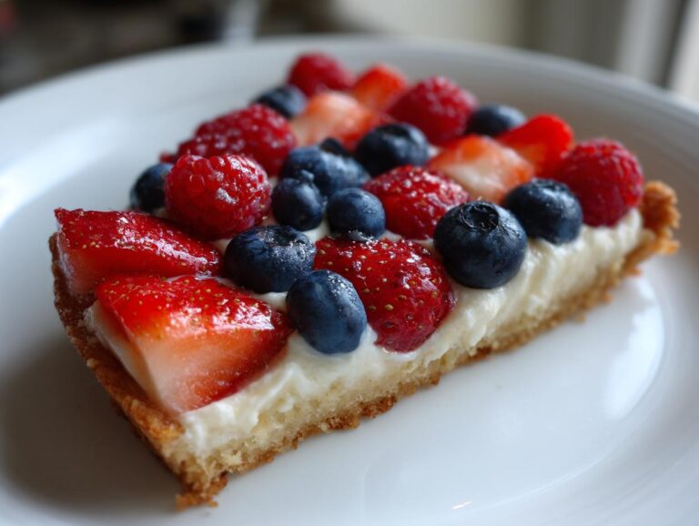 4th of July Fruit Pizza