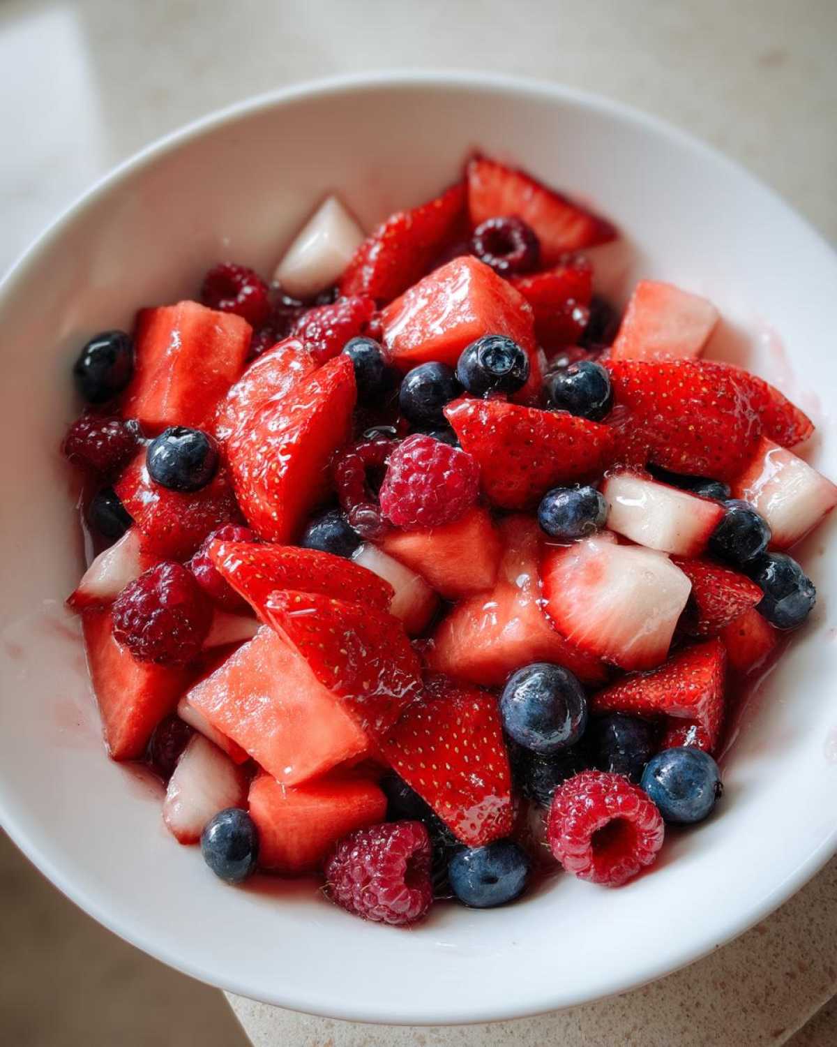 4th of July Fruit Salad