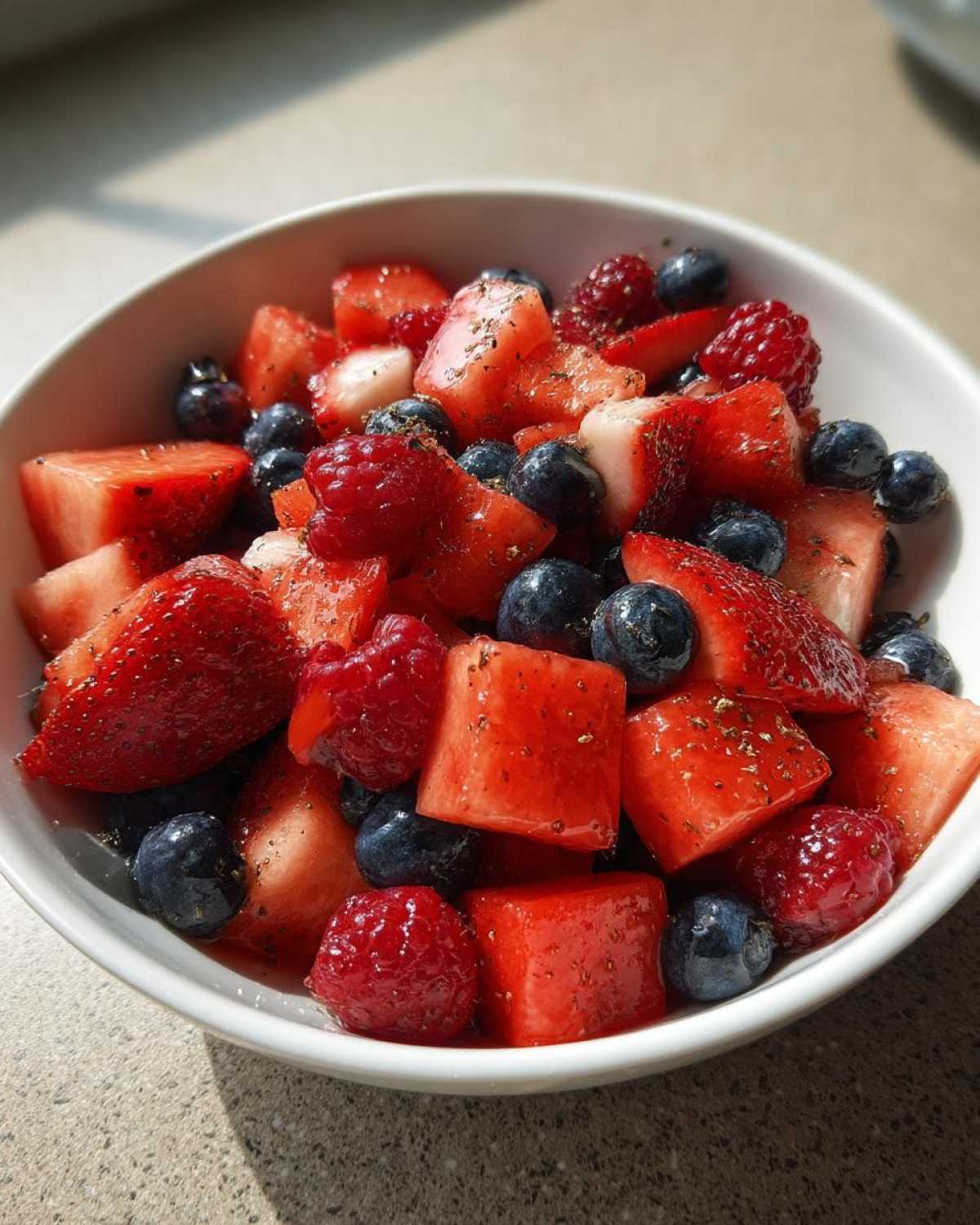 4th of July Fruit Salad