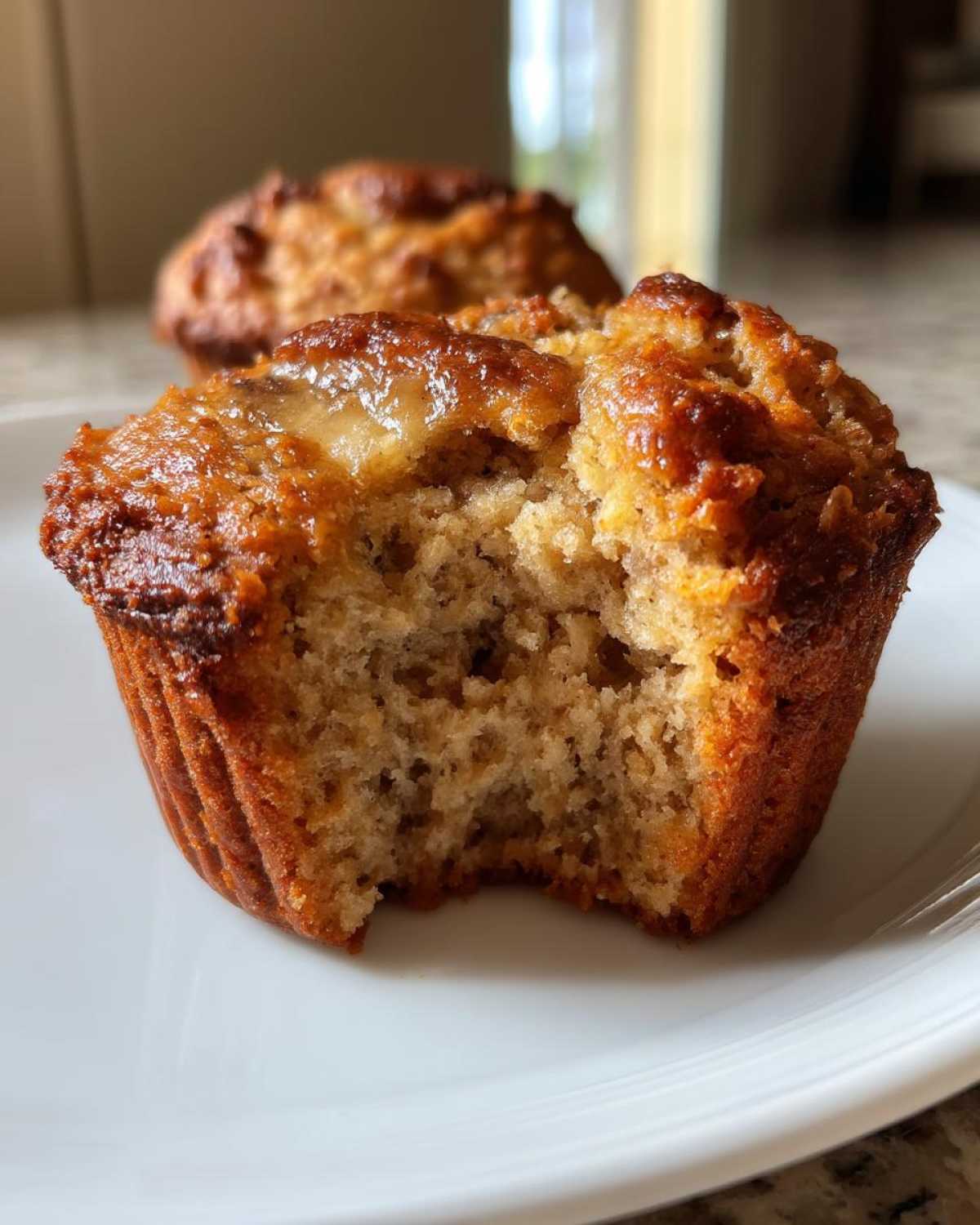 Banana bread muffin recipe