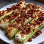 Cheddar Bacon Celery Sticks