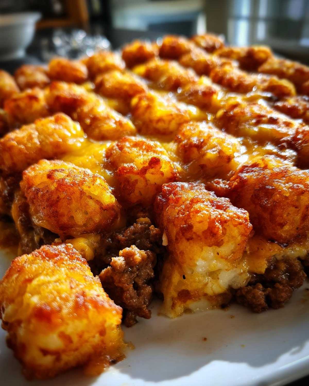 Cheeseburger Tater Tot Casserole