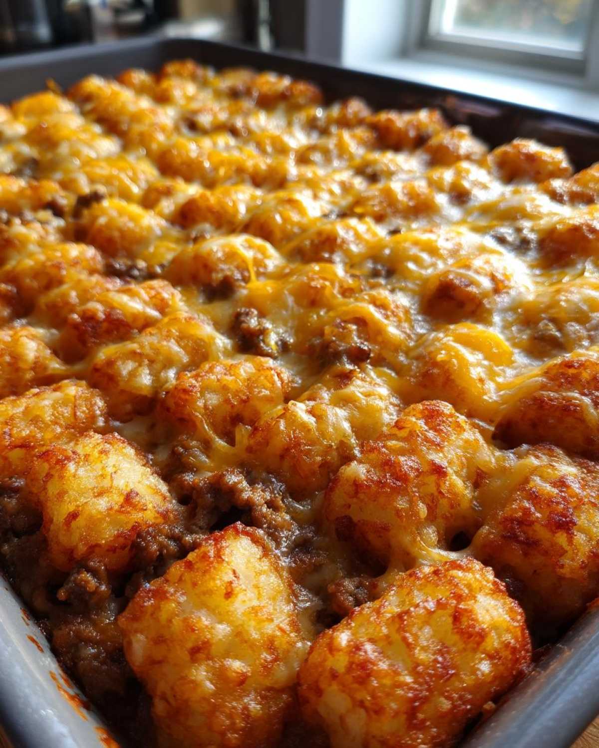 Cheeseburger Tater Tot Casserole