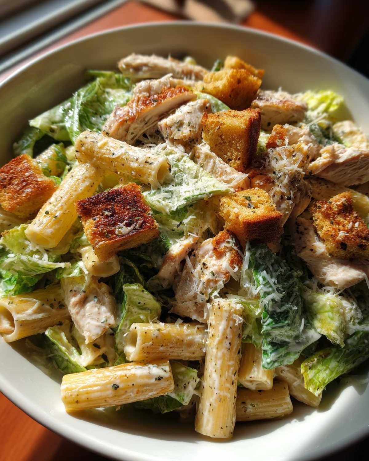 Chicken Caesar Pasta Salad
