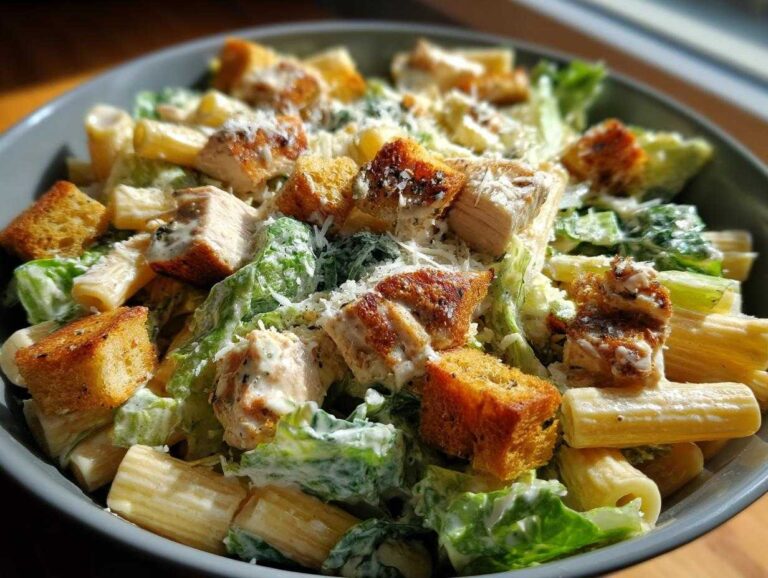 Chicken Caesar Pasta Salad