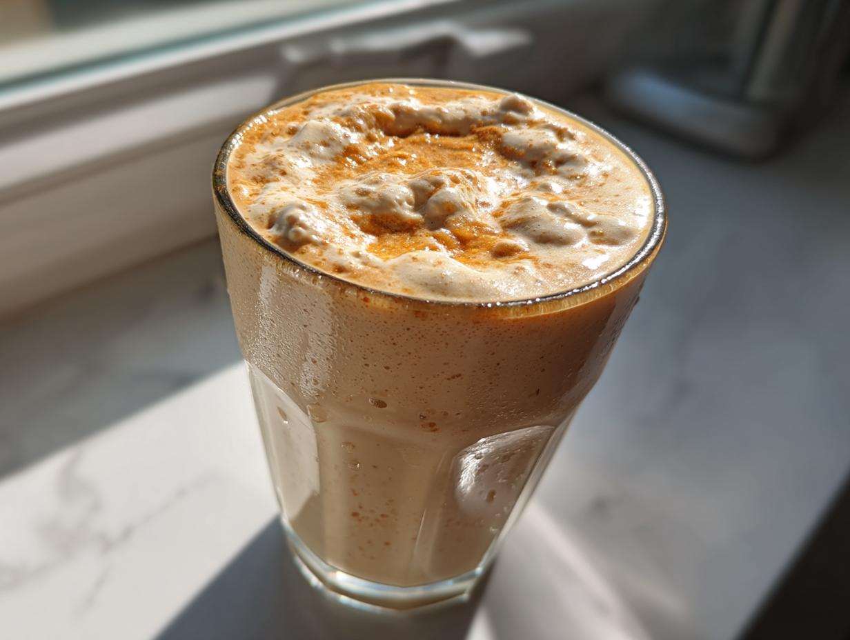 Cottage Cheese Peanut Butter Smoothie