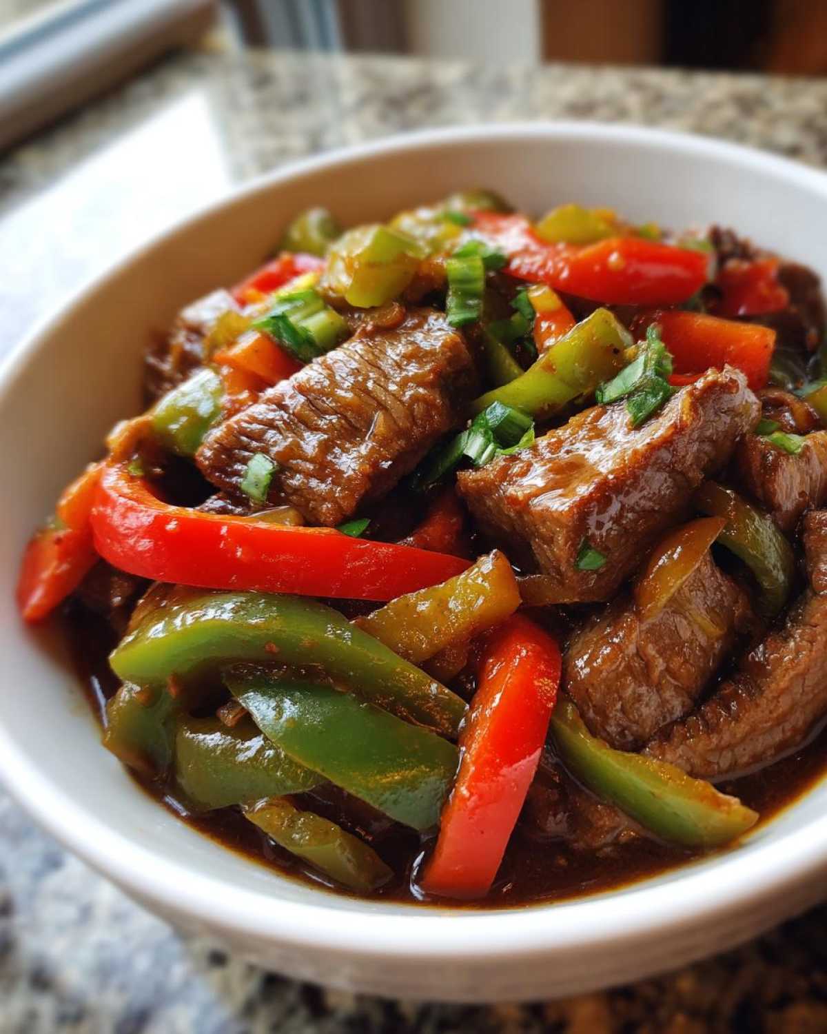 Crockpot Pepper Steak