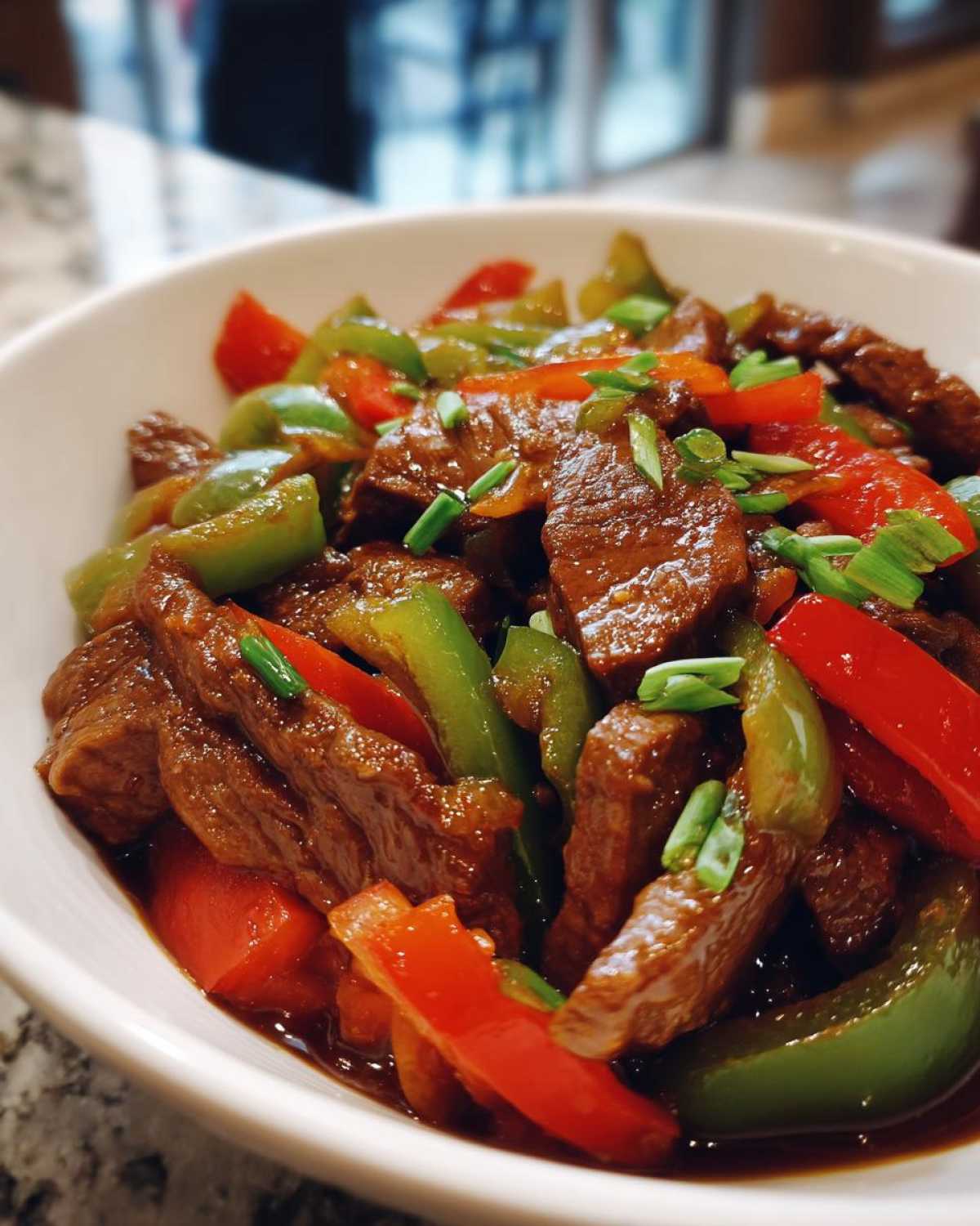 Crockpot Pepper Steak