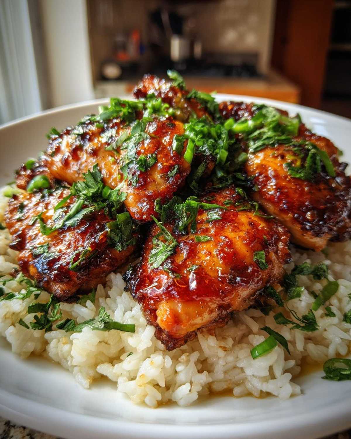 Hawaiian Chicken with Coconut Rice