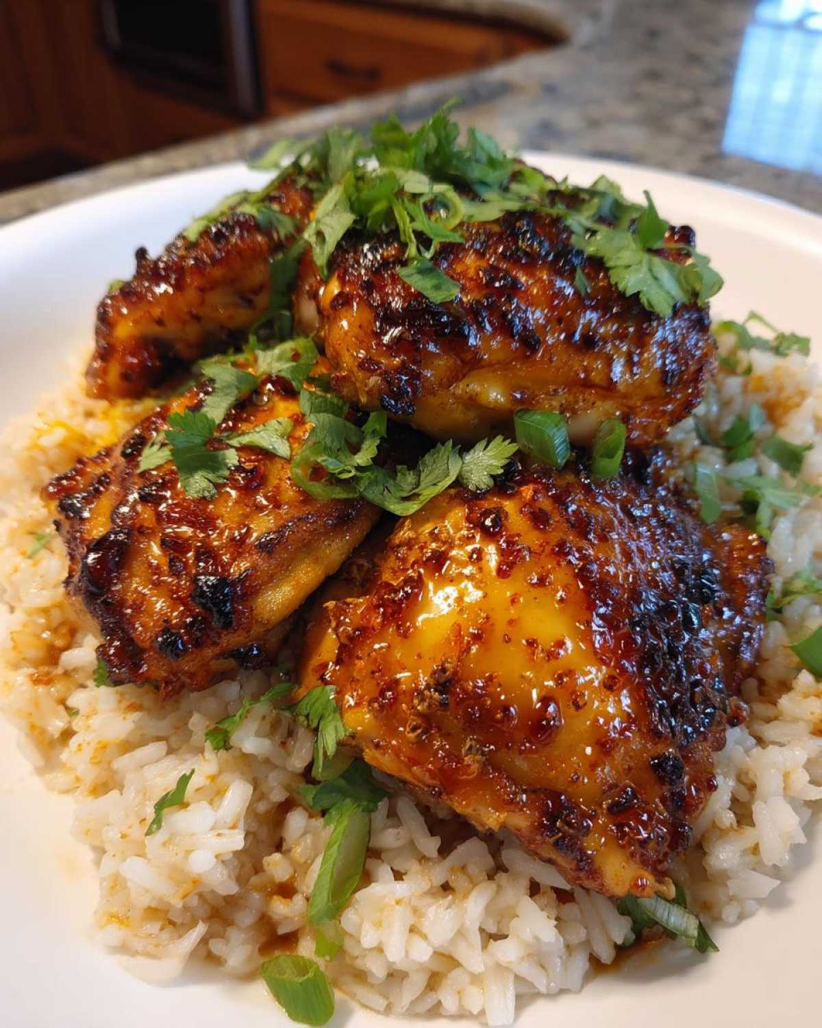 Hawaiian Chicken with Coconut Rice