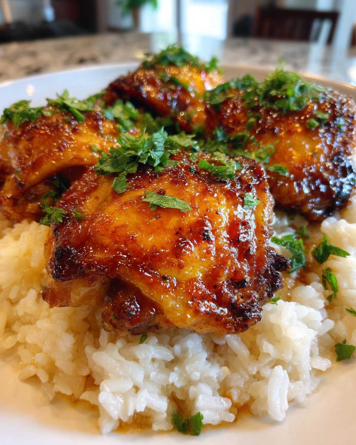 Hawaiian Chicken with Coconut Rice
