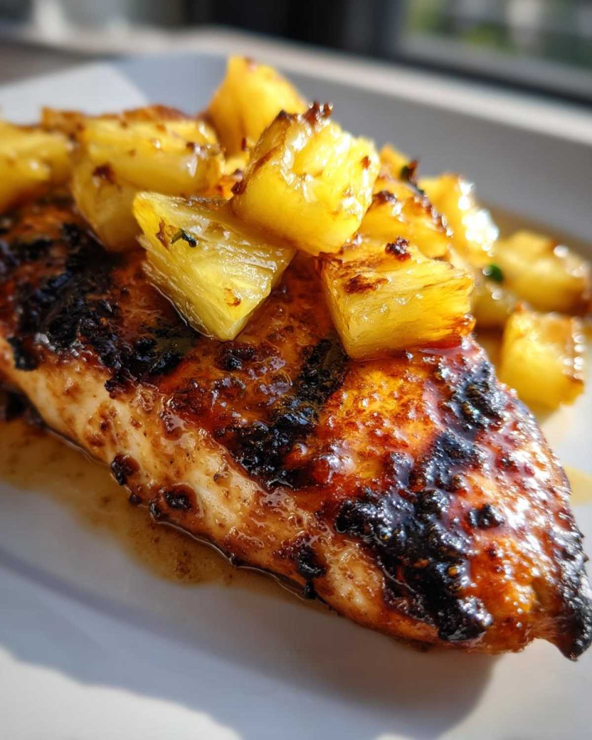 Honey Pineapple Grilled Chicken