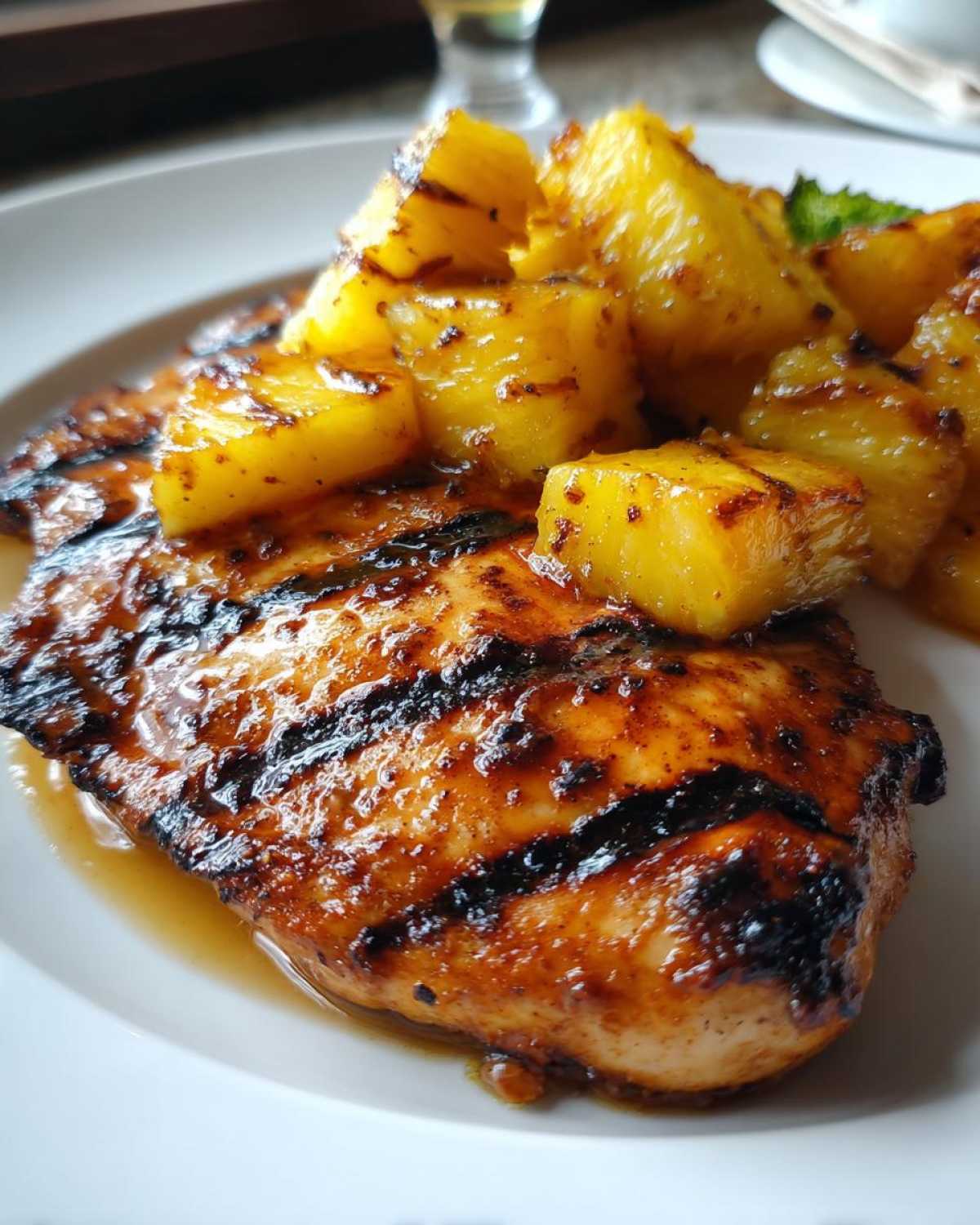 Honey Pineapple Grilled Chicken