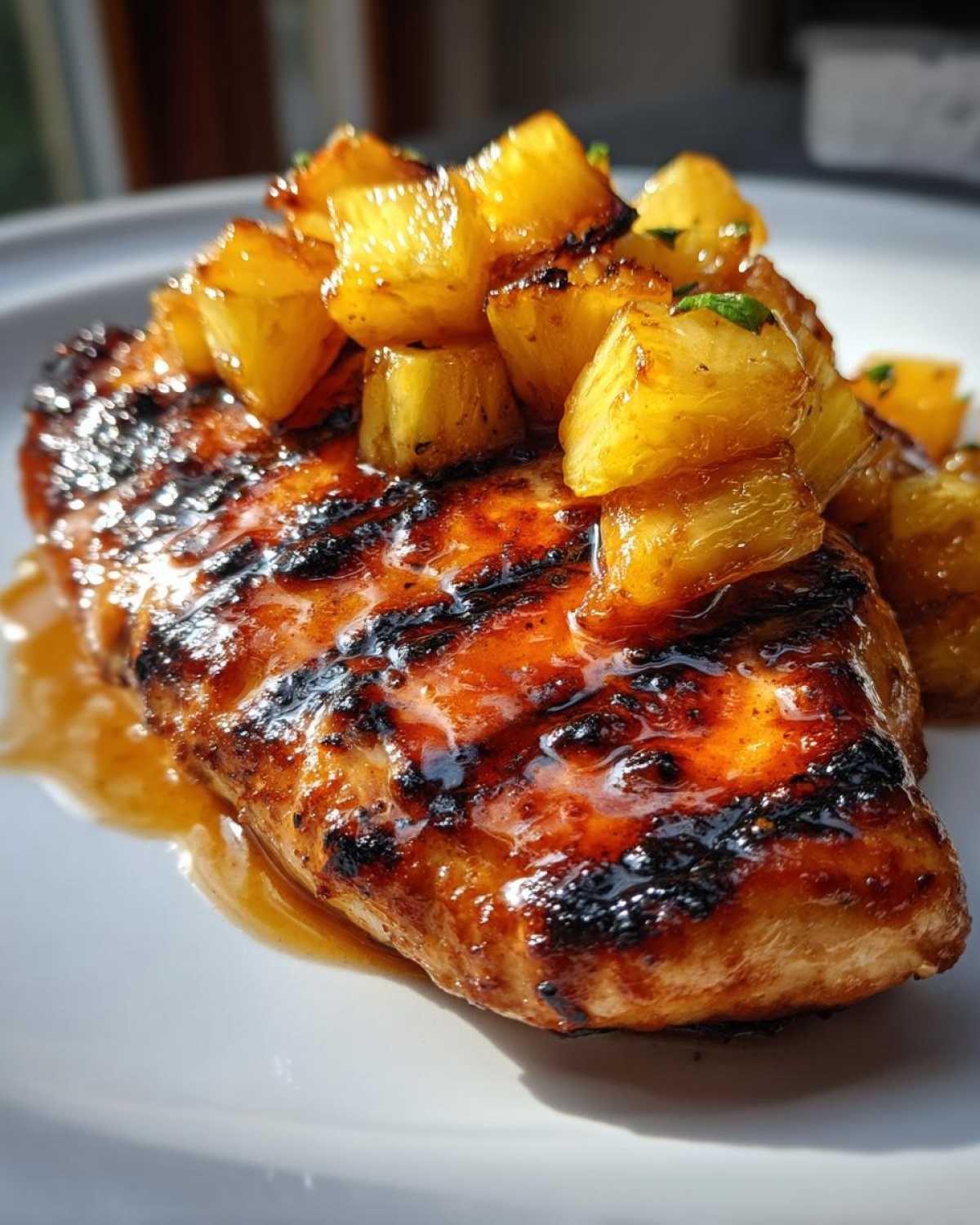Honey Pineapple Grilled Chicken
