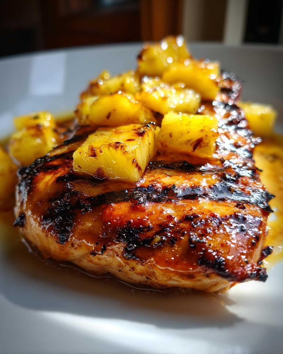 Honey Pineapple Grilled Chicken