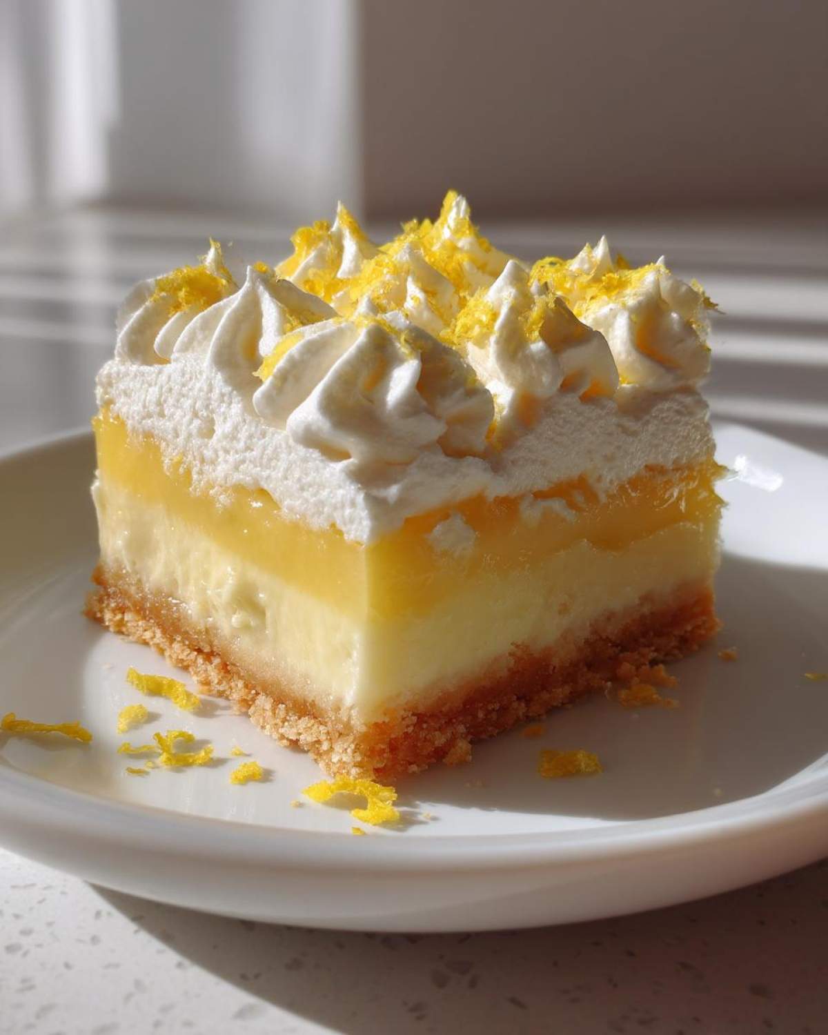 Lazy Day Lemon Cream Pie Bars