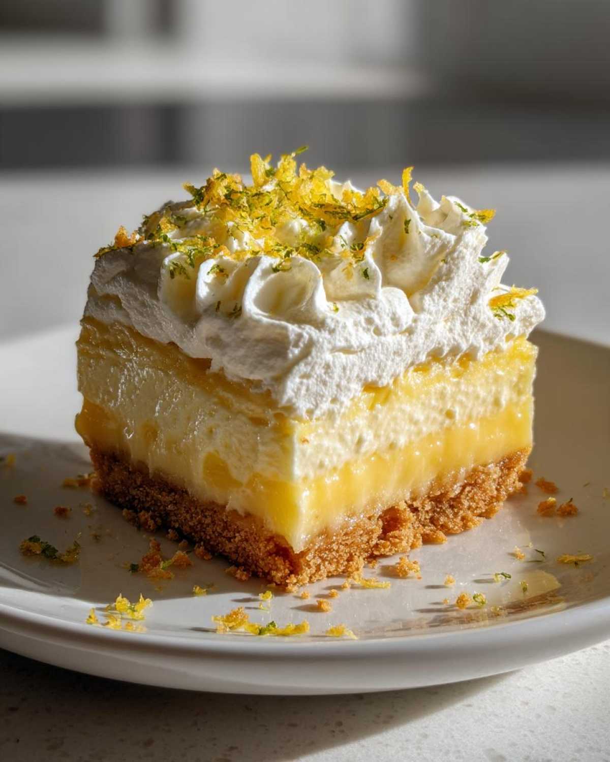 Lazy Day Lemon Cream Pie Bars