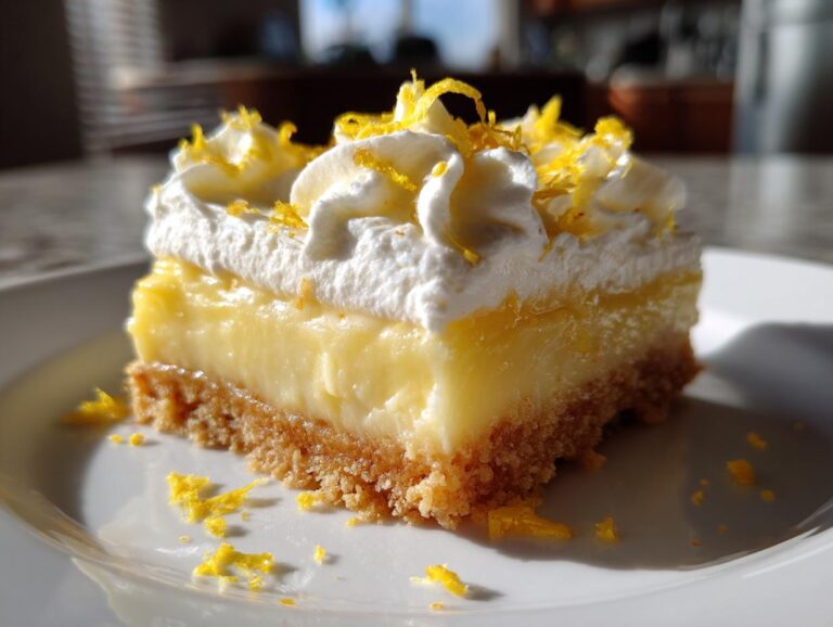 Lazy Day Lemon Cream Pie Bars