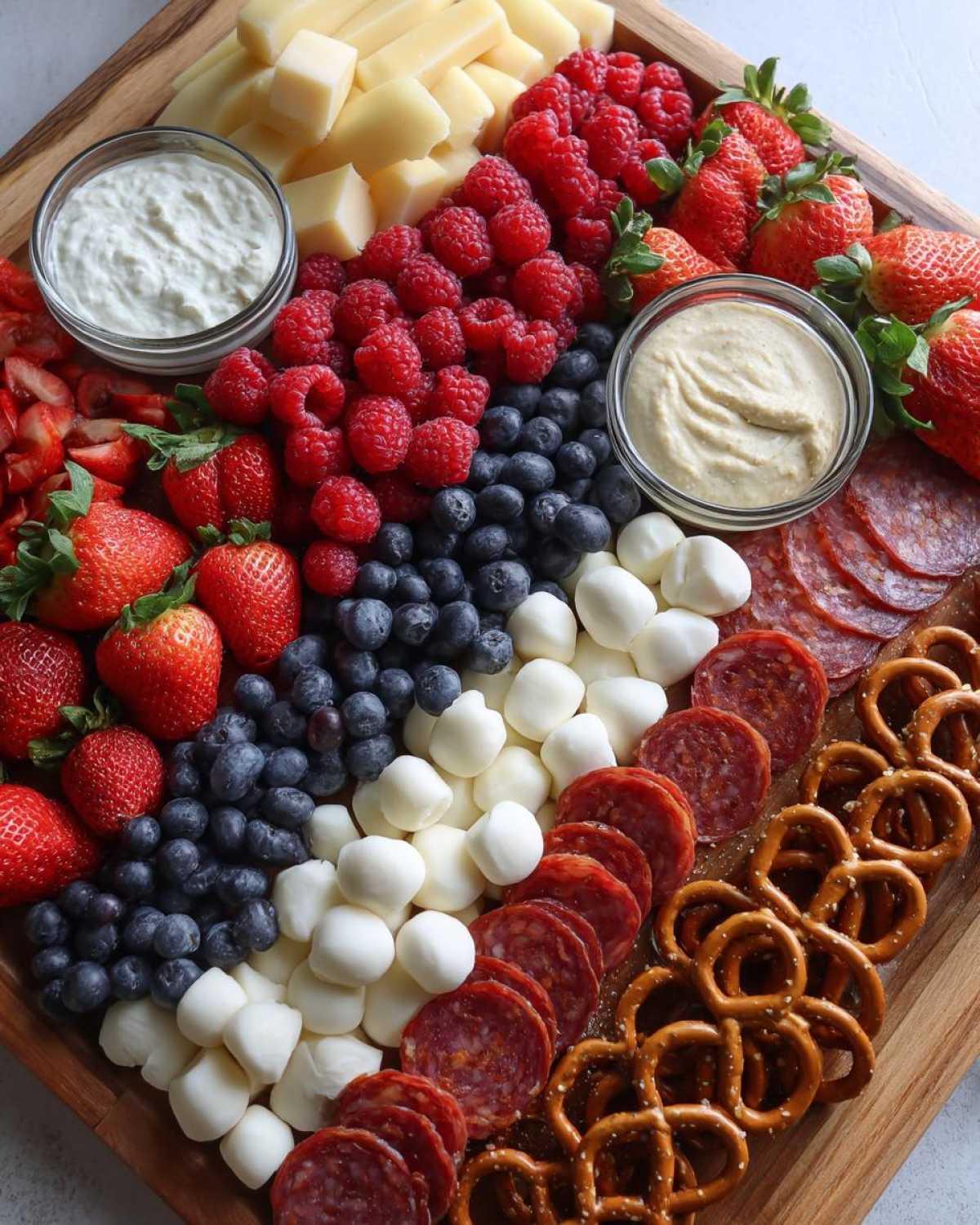 Patriotic Charcuterie Board