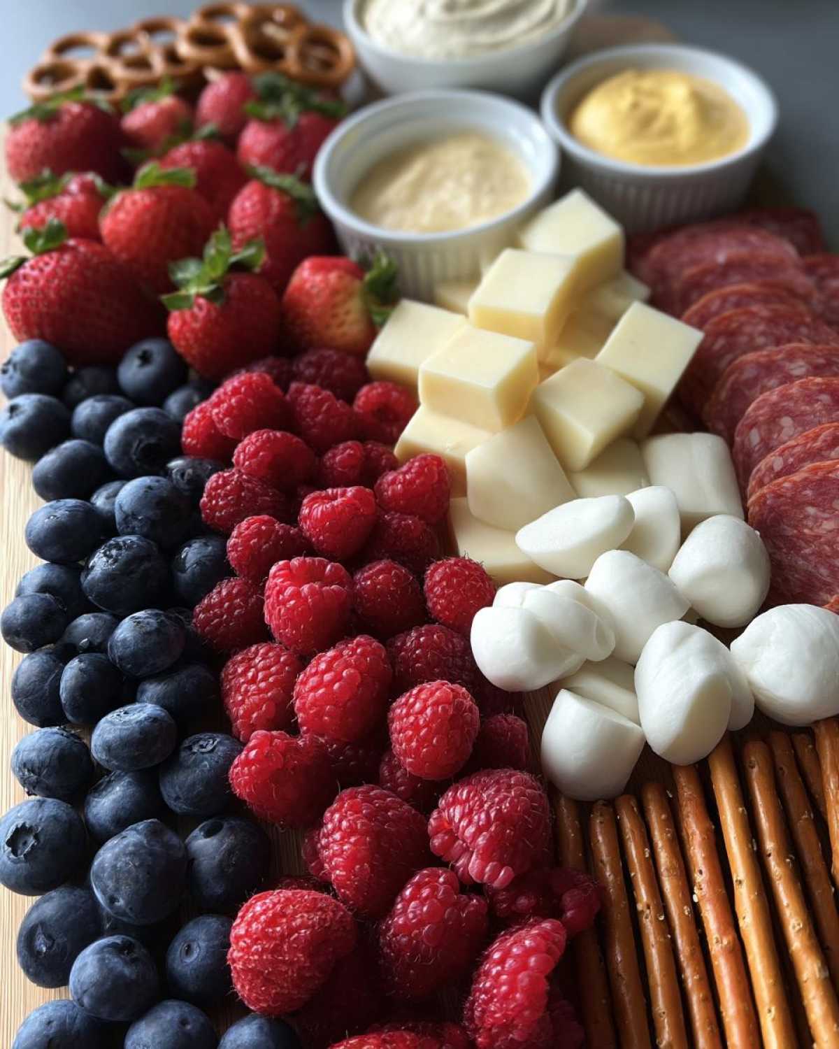 Patriotic Charcuterie Board