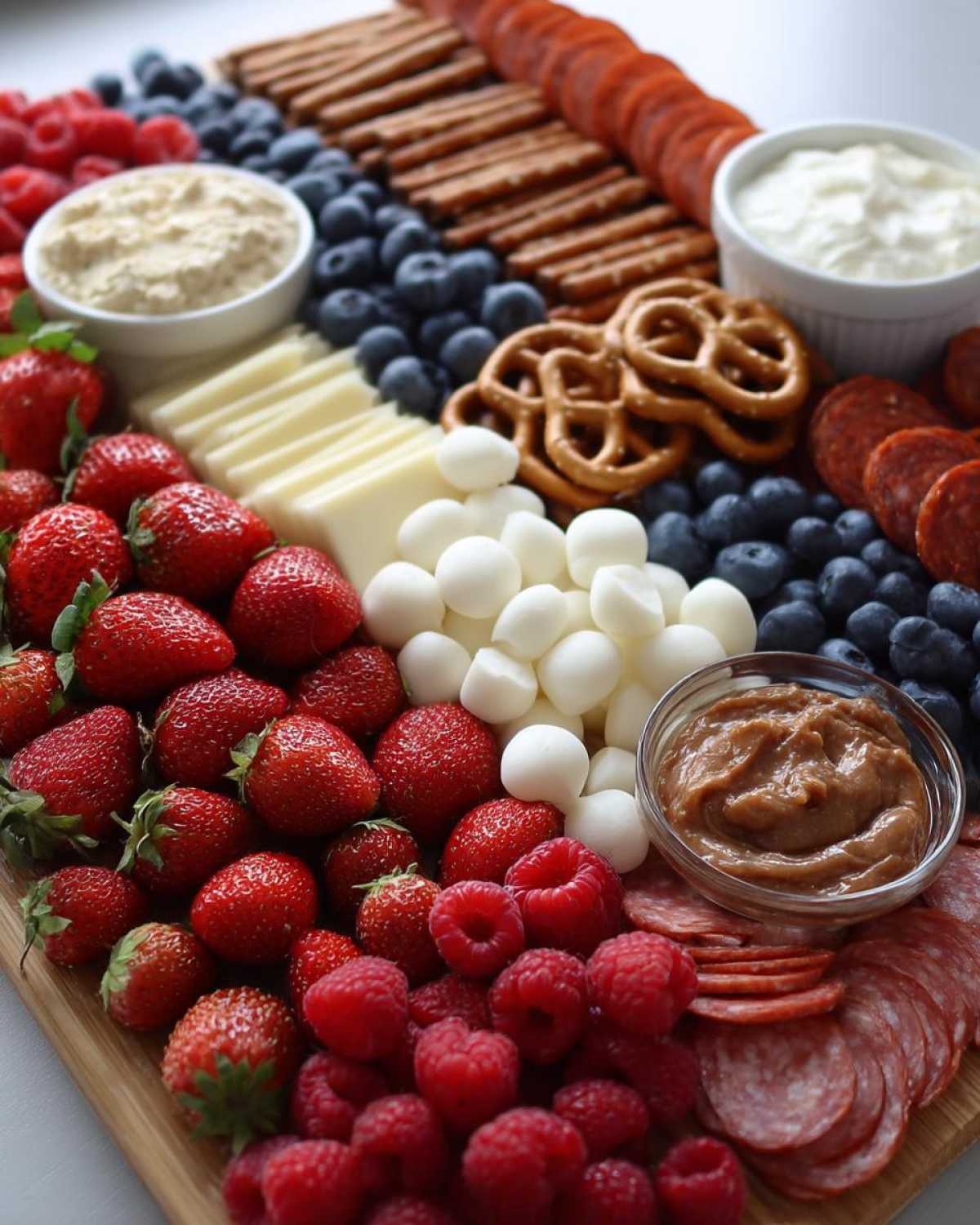 Patriotic Charcuterie Board