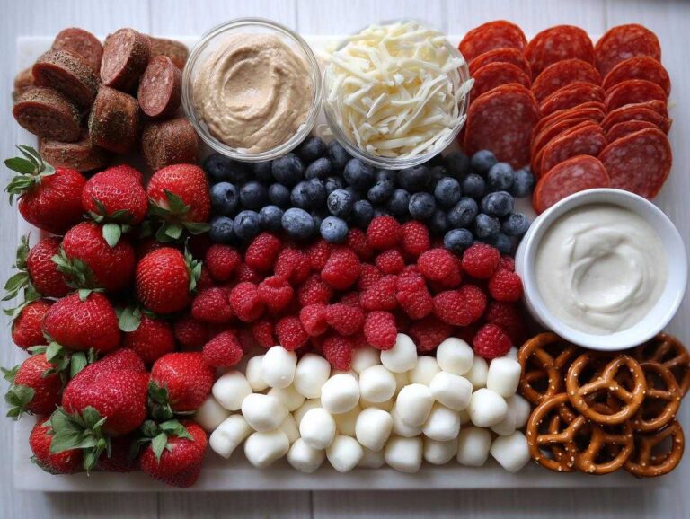Patriotic Charcuterie Board