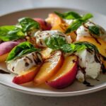 Peach Burrata Salad