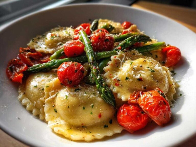 Ravioli and Veggies