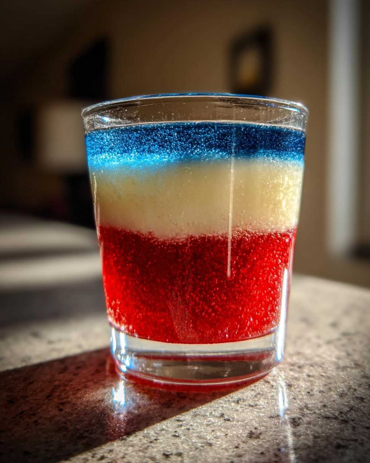 Red White and Blue Jello Shots