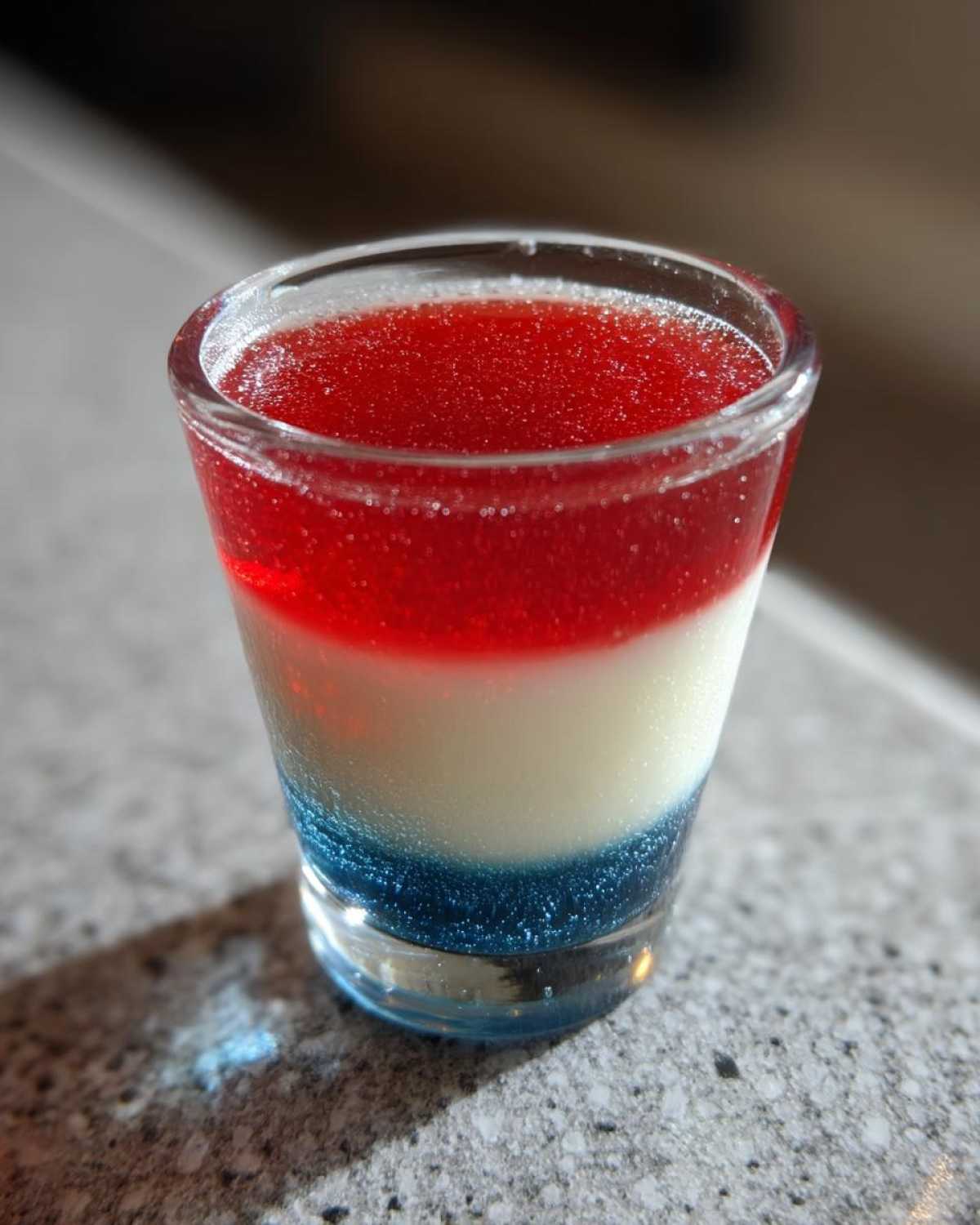 Red White and Blue Jello Shots
