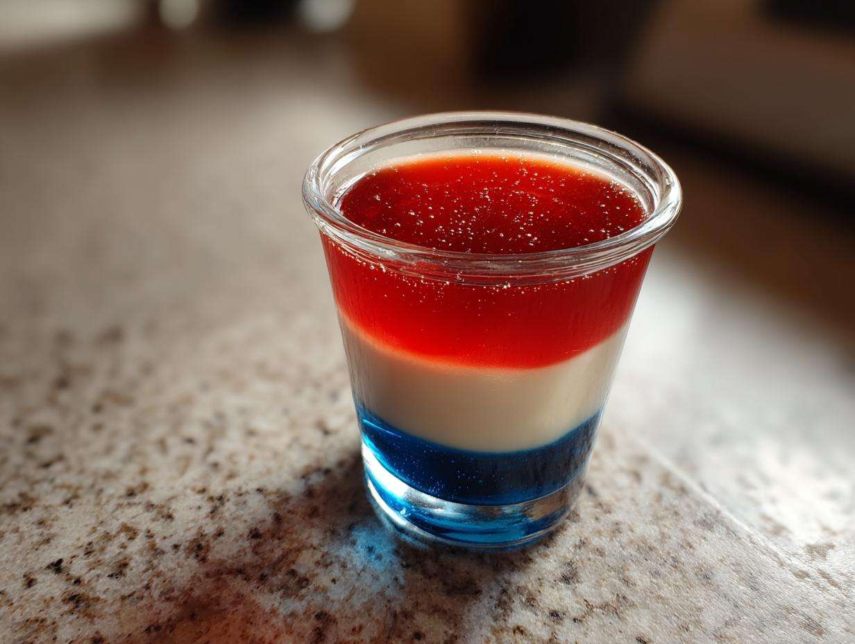 Red White and Blue Jello Shots