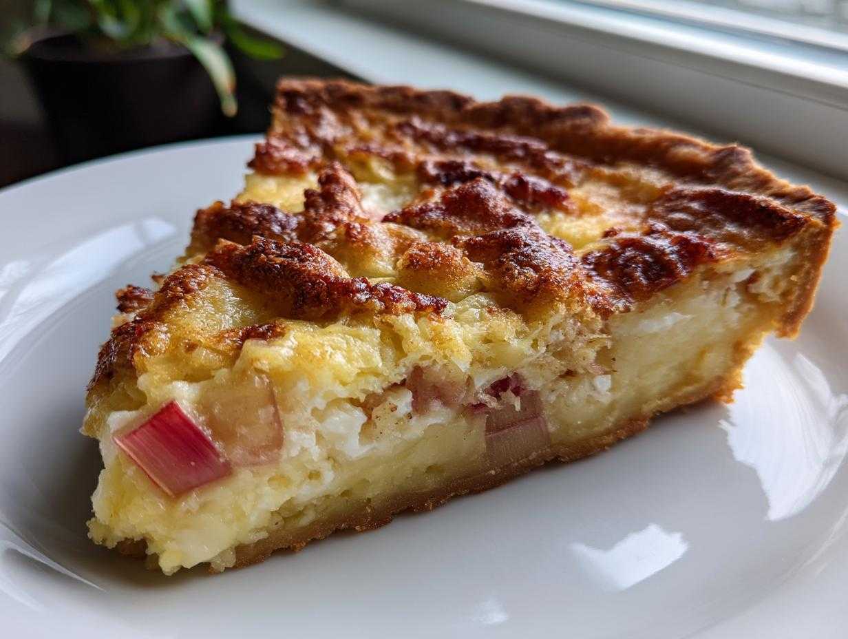 Rhubarb Cream Tart