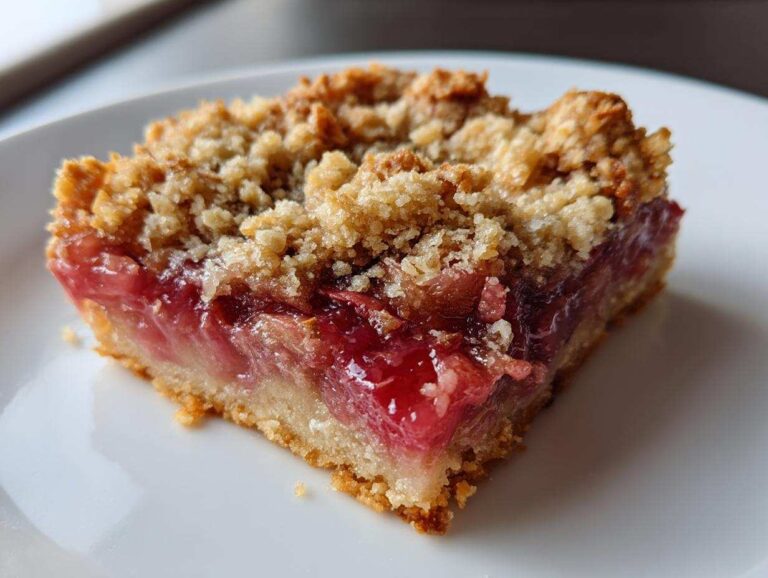 Rhubarb Dream Bars