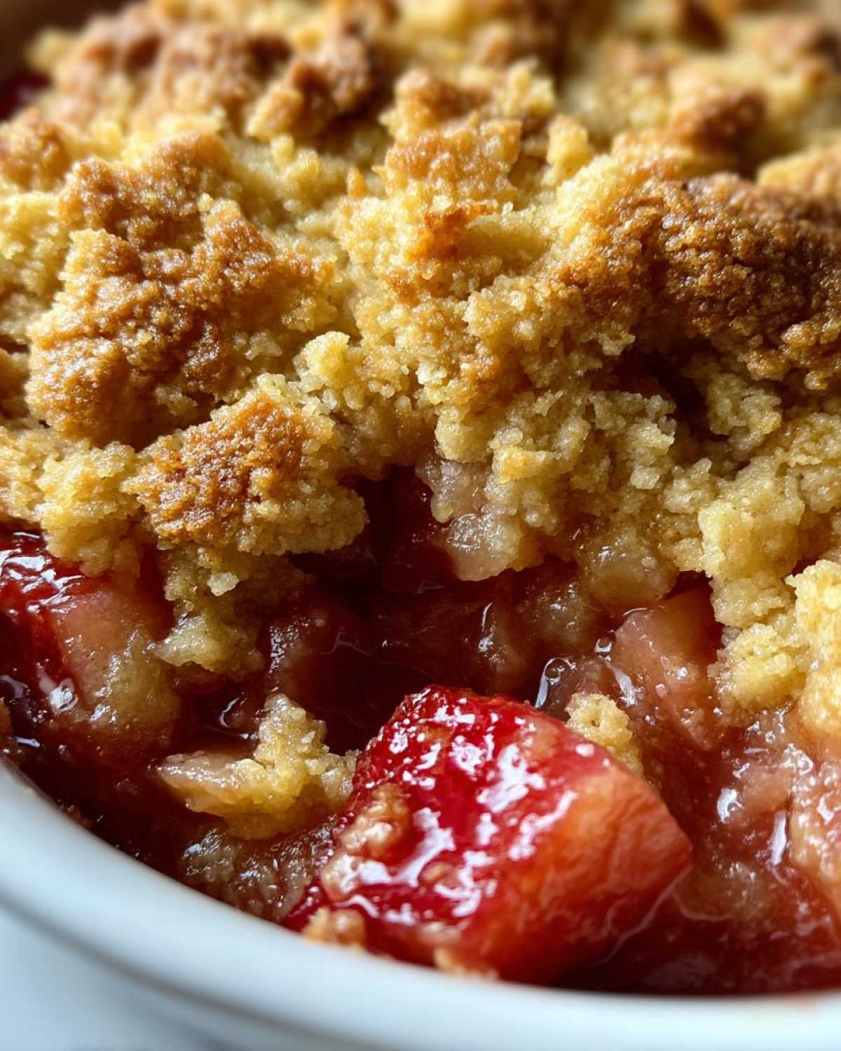 Rhubarb Dump Cake