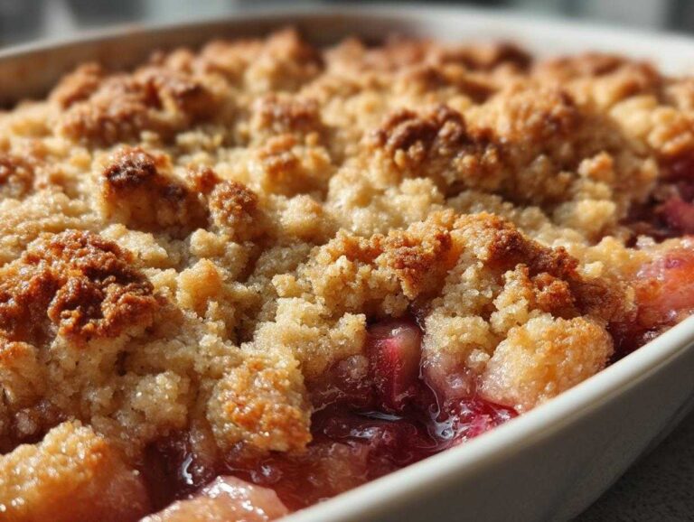 Rhubarb Dump Cake
