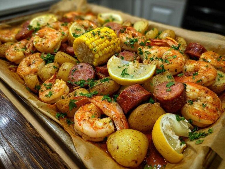 Sheet Pan Shrimp Boil