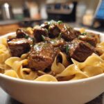Slow Cooker Beef and Noodles
