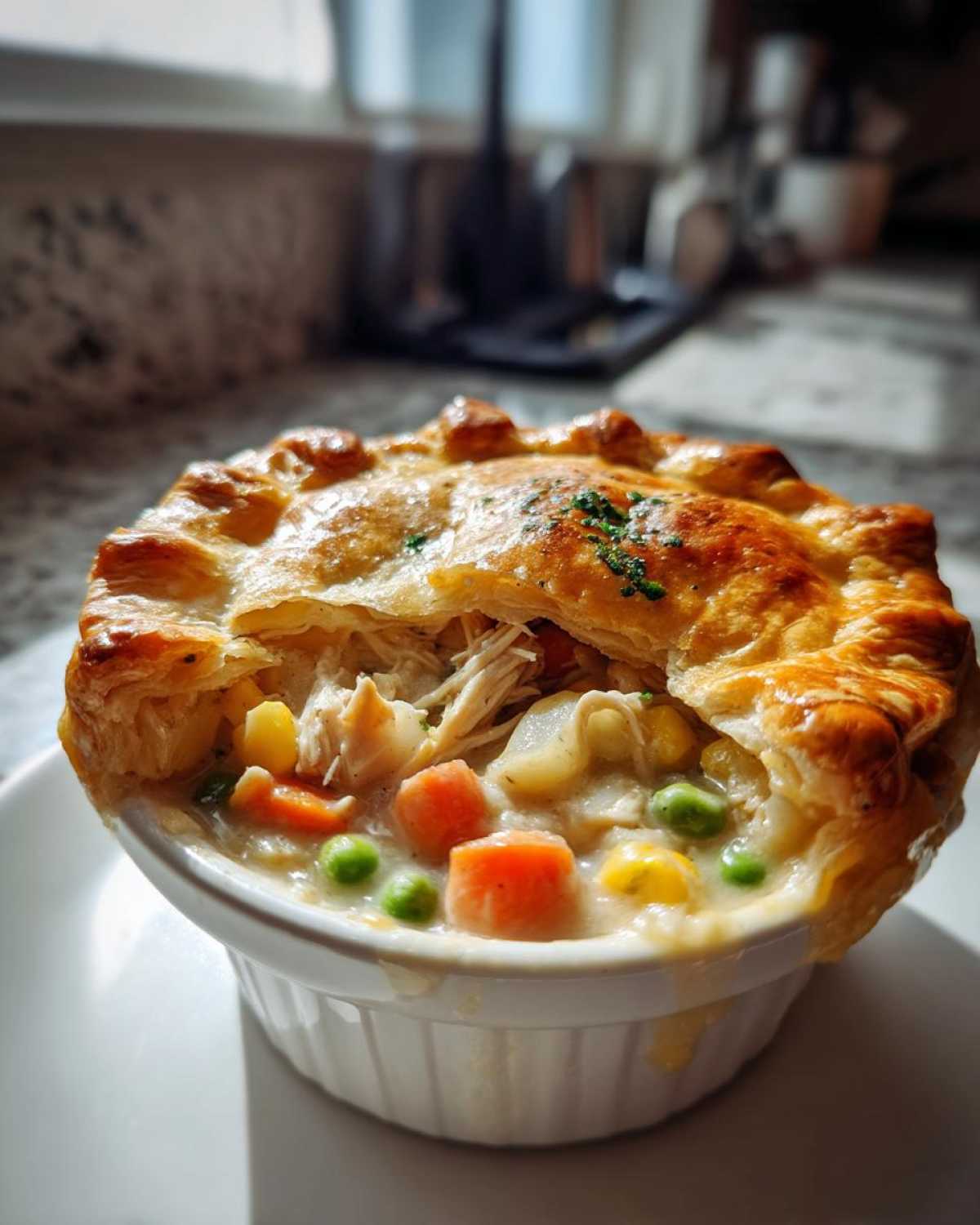 Slow Cooker Chicken Pot Pie