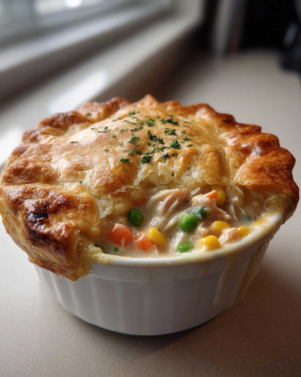 Slow Cooker Chicken Pot Pie
