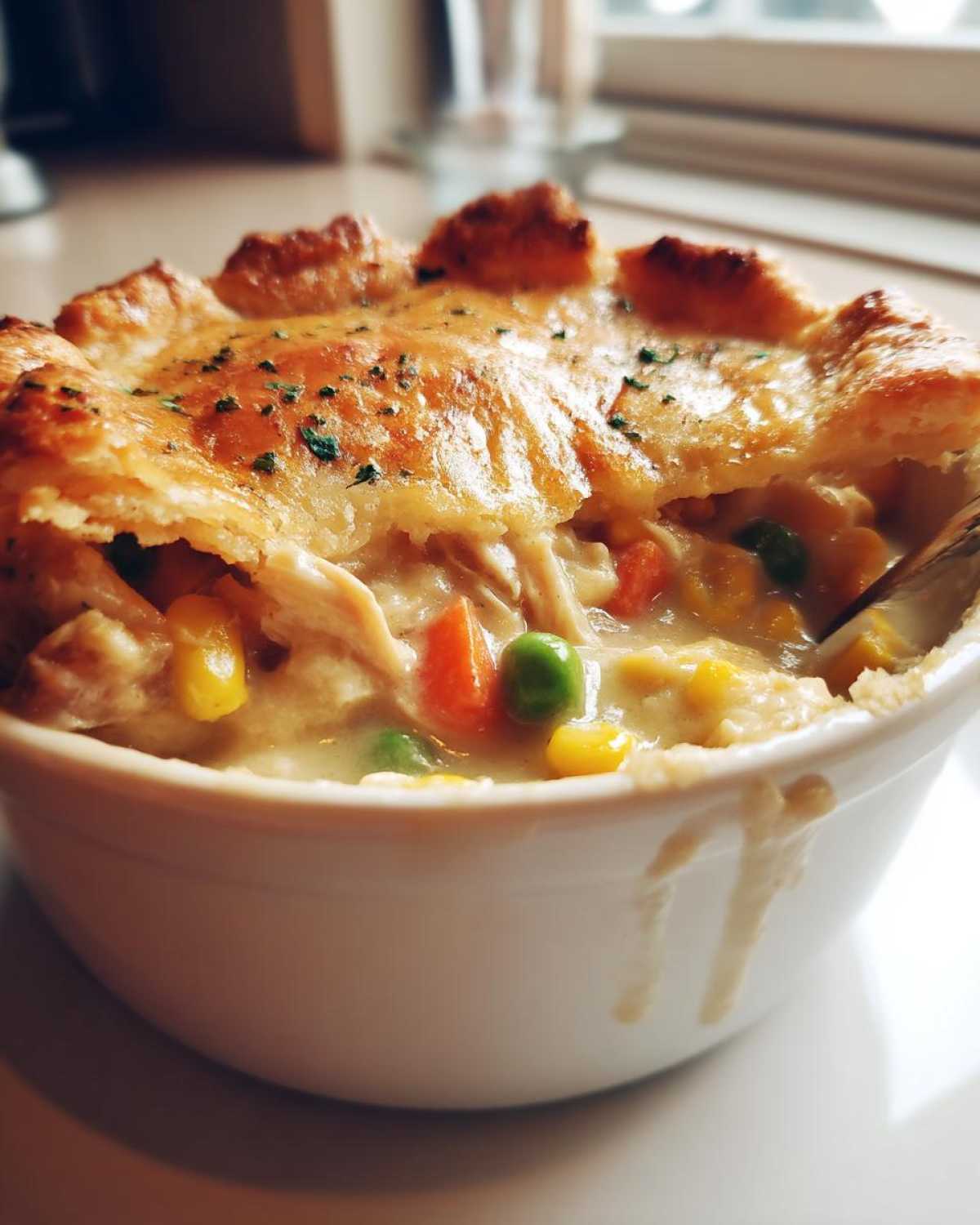 Slow Cooker Chicken Pot Pie