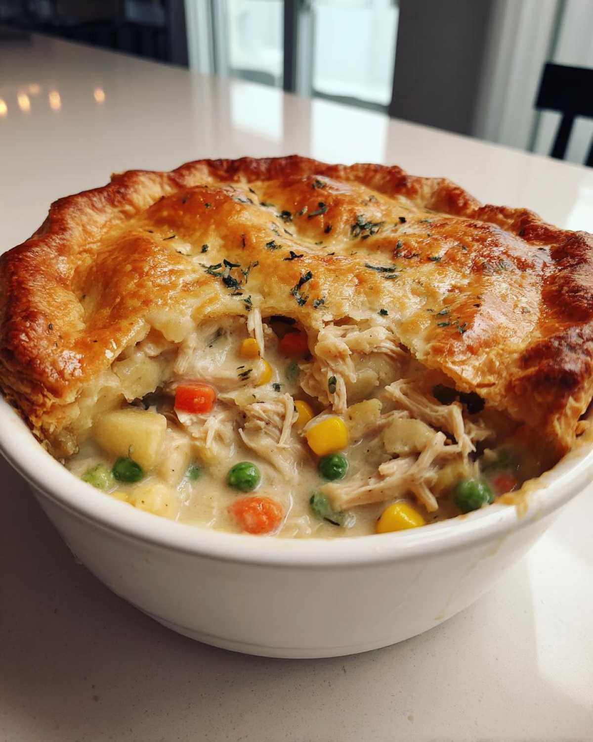 Slow Cooker Chicken Pot Pie