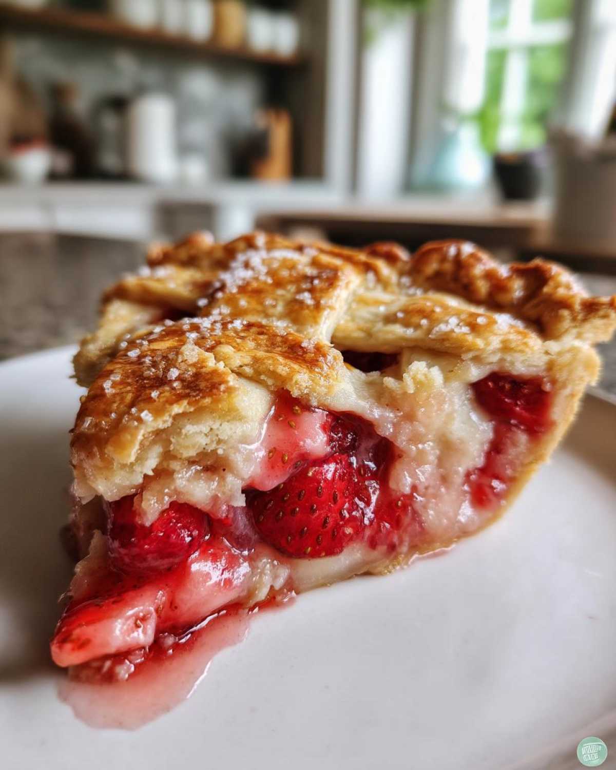 Strawberry rhubarb pie