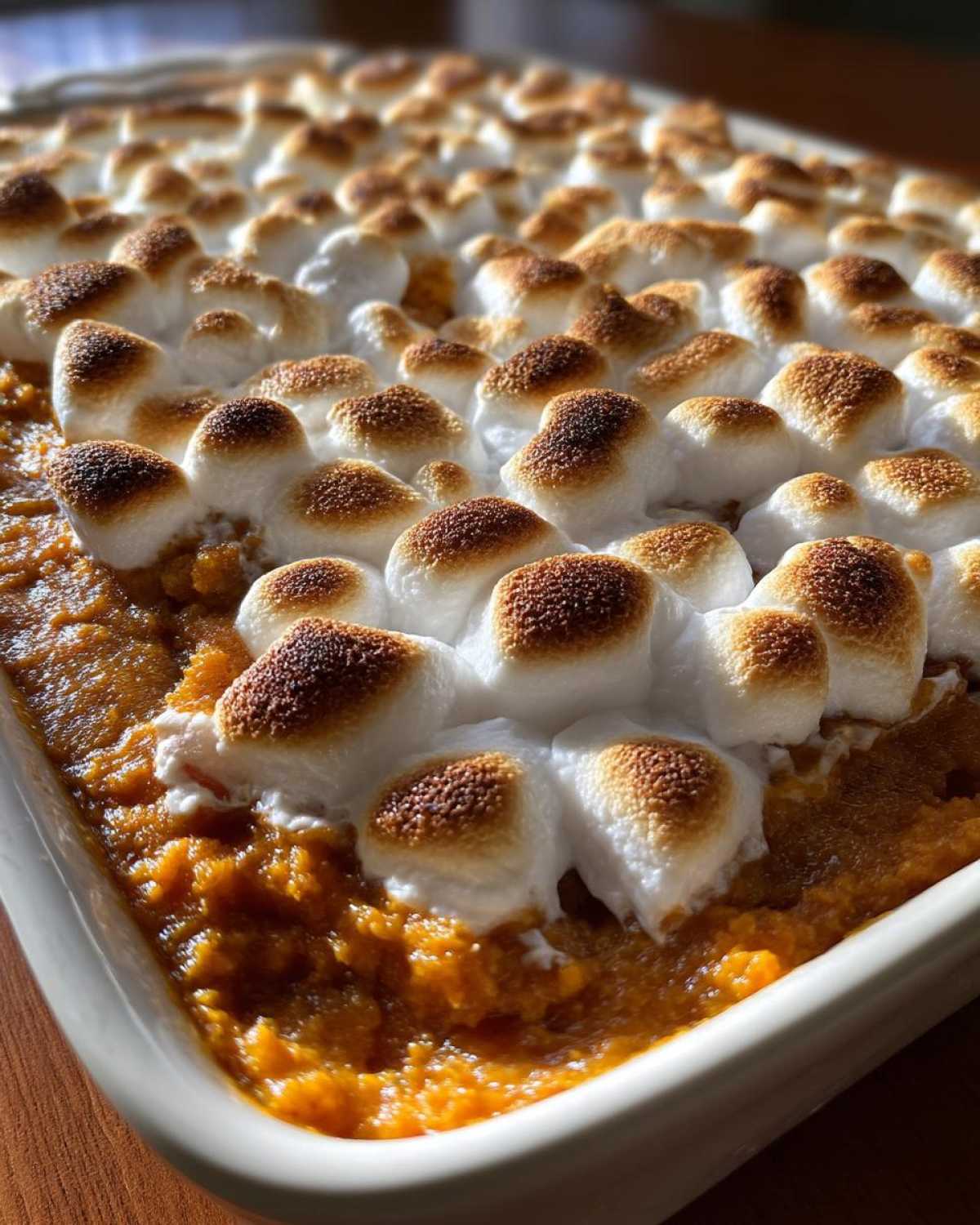 Sweet Potato Casserole with Marshmallows