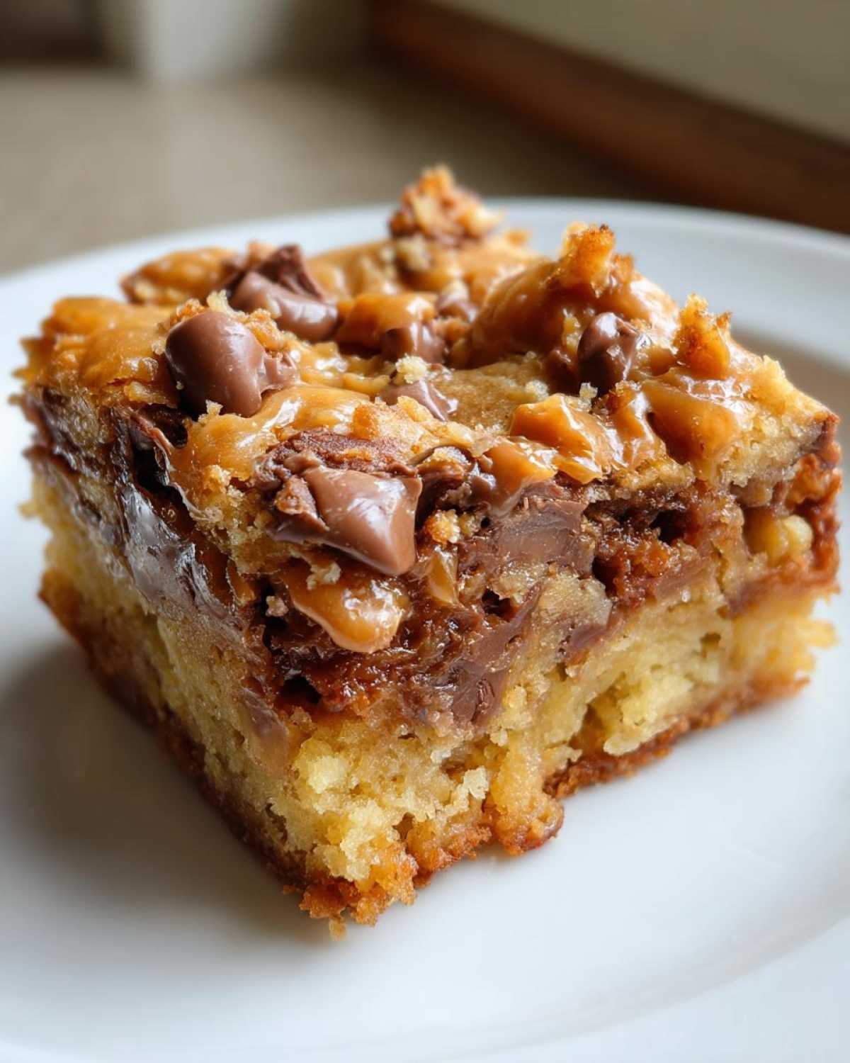 Toffee Bars from Cake Mix