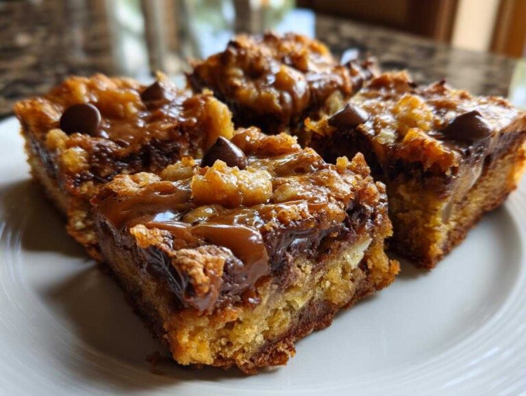 Toffee Bars from Cake Mix