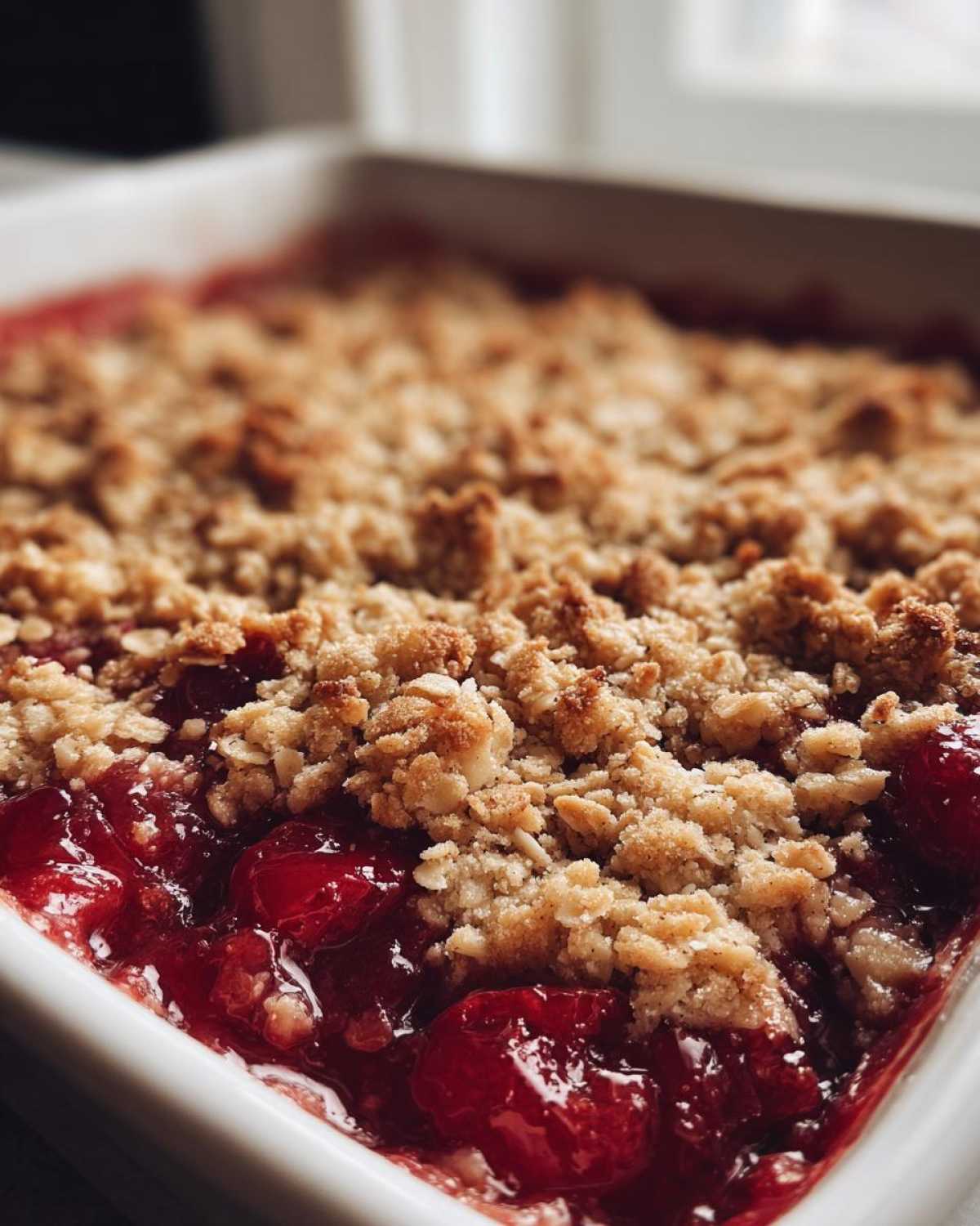 Sour Cherry Crisp